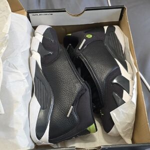 Jordan Black and White Sneakers with Sock-Like Ankle